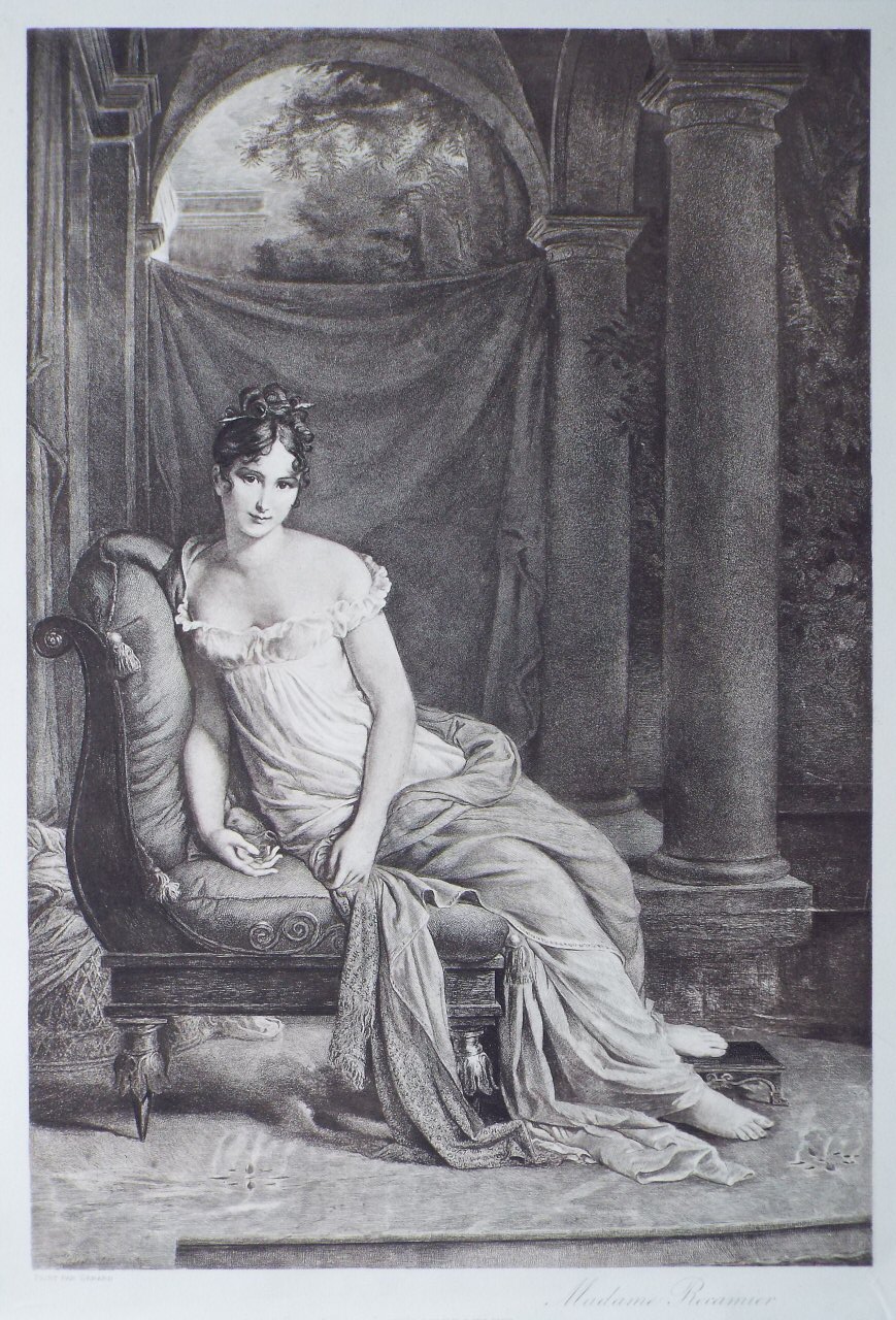 Lithograph - Madame Recamier - 